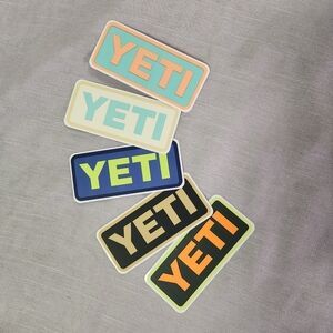 Yeti Multicolor Logo Sticker Collection